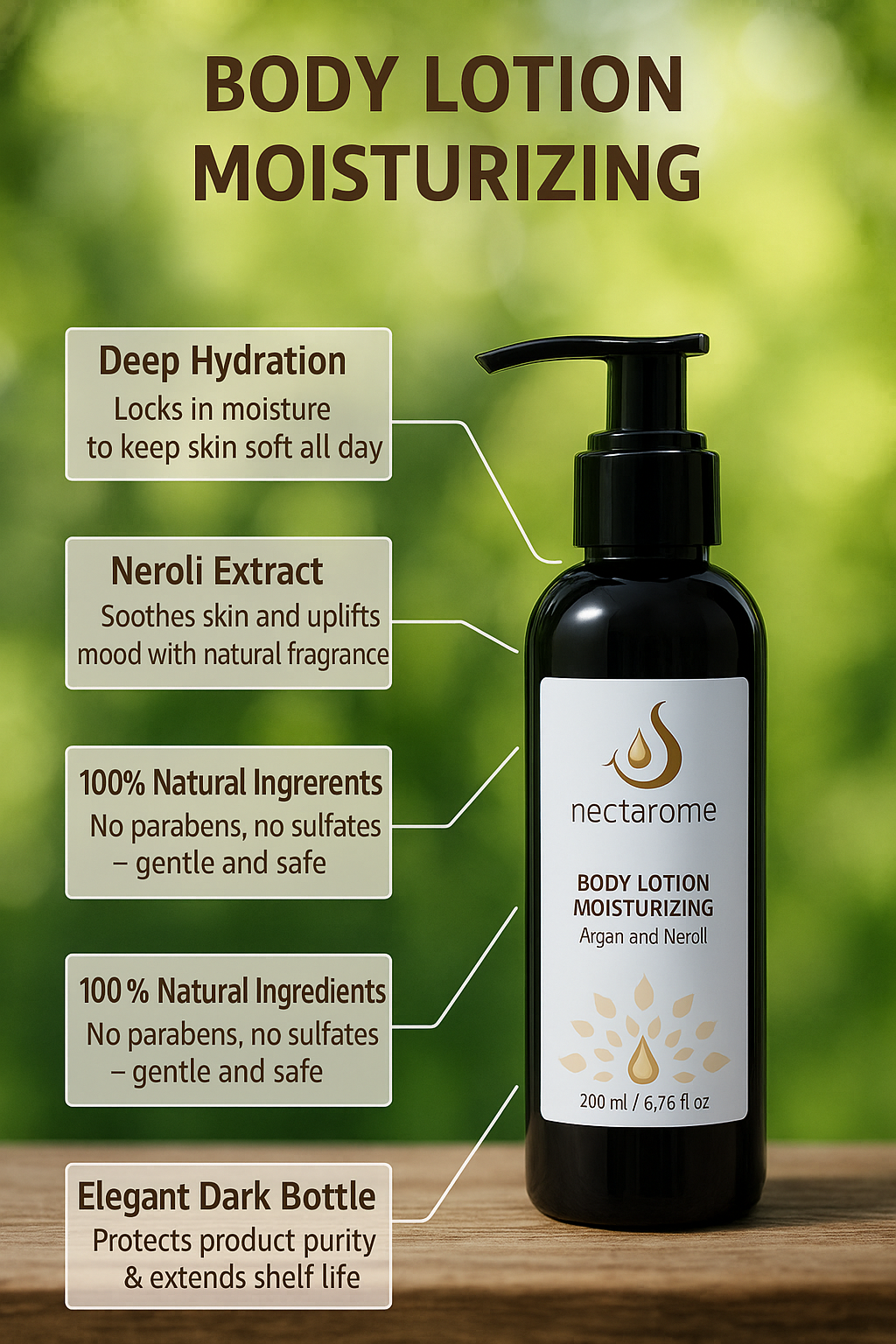 Body Lotion Argan and Neroli