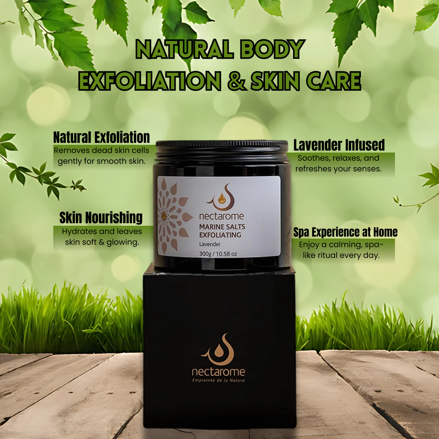 Marine Salts Exfoliating Scrub - Lavender