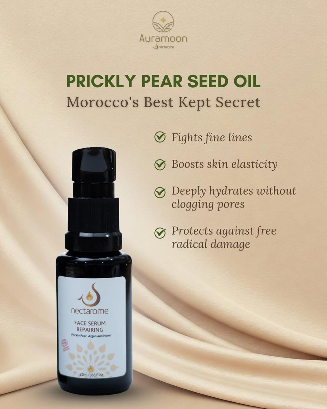 Face Serum Prickly Pear, Argan and Neroli