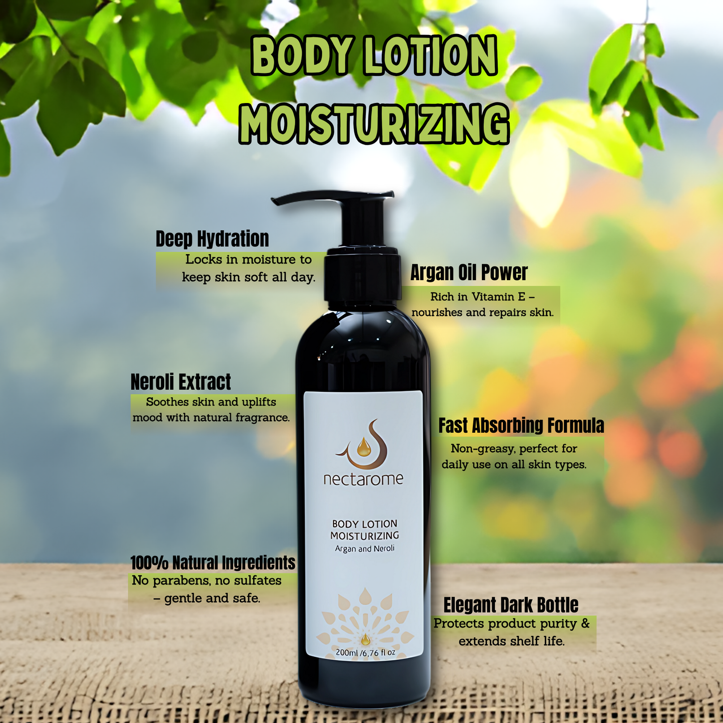 Body Lotion Argan and Neroli