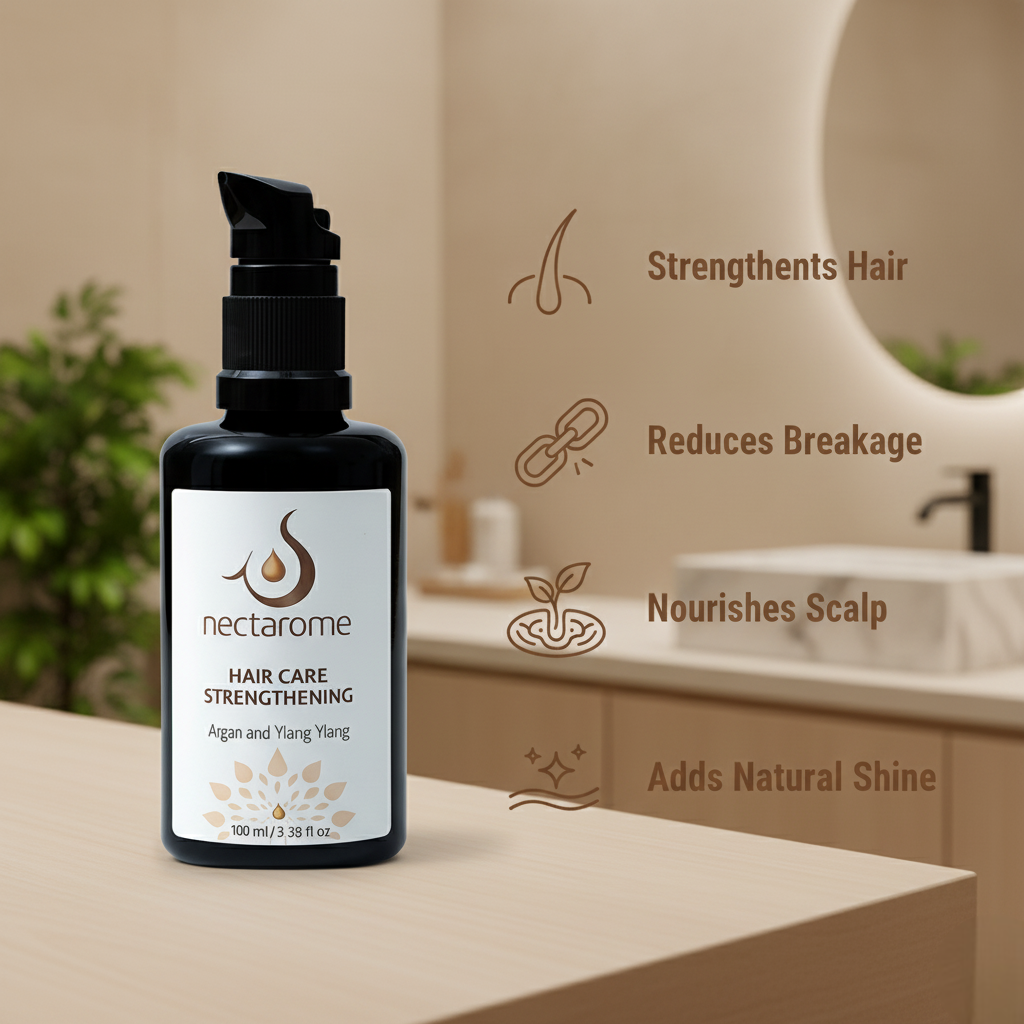 Hair Care Strengthening Oil – Argan & Ylang-Ylang