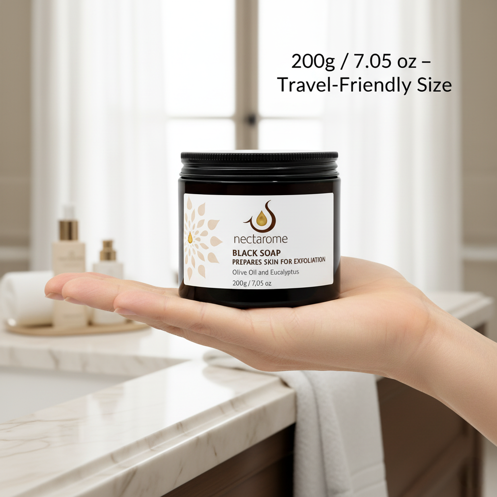 Black Soap with Olive Oil and Eucalyptus