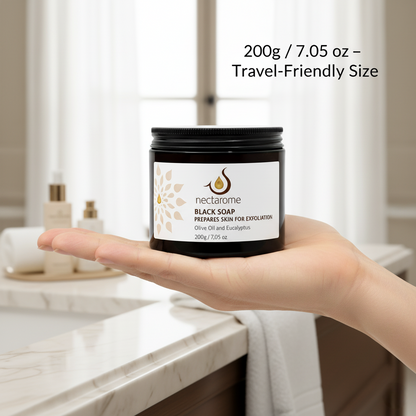 Black Soap with Olive Oil and Eucalyptus